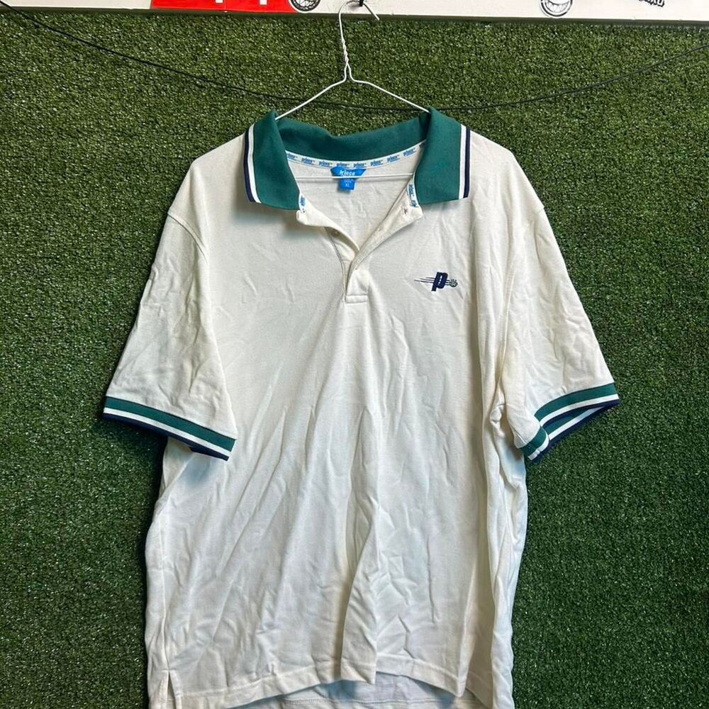 Prince Men's White and Cream Polo-shirts